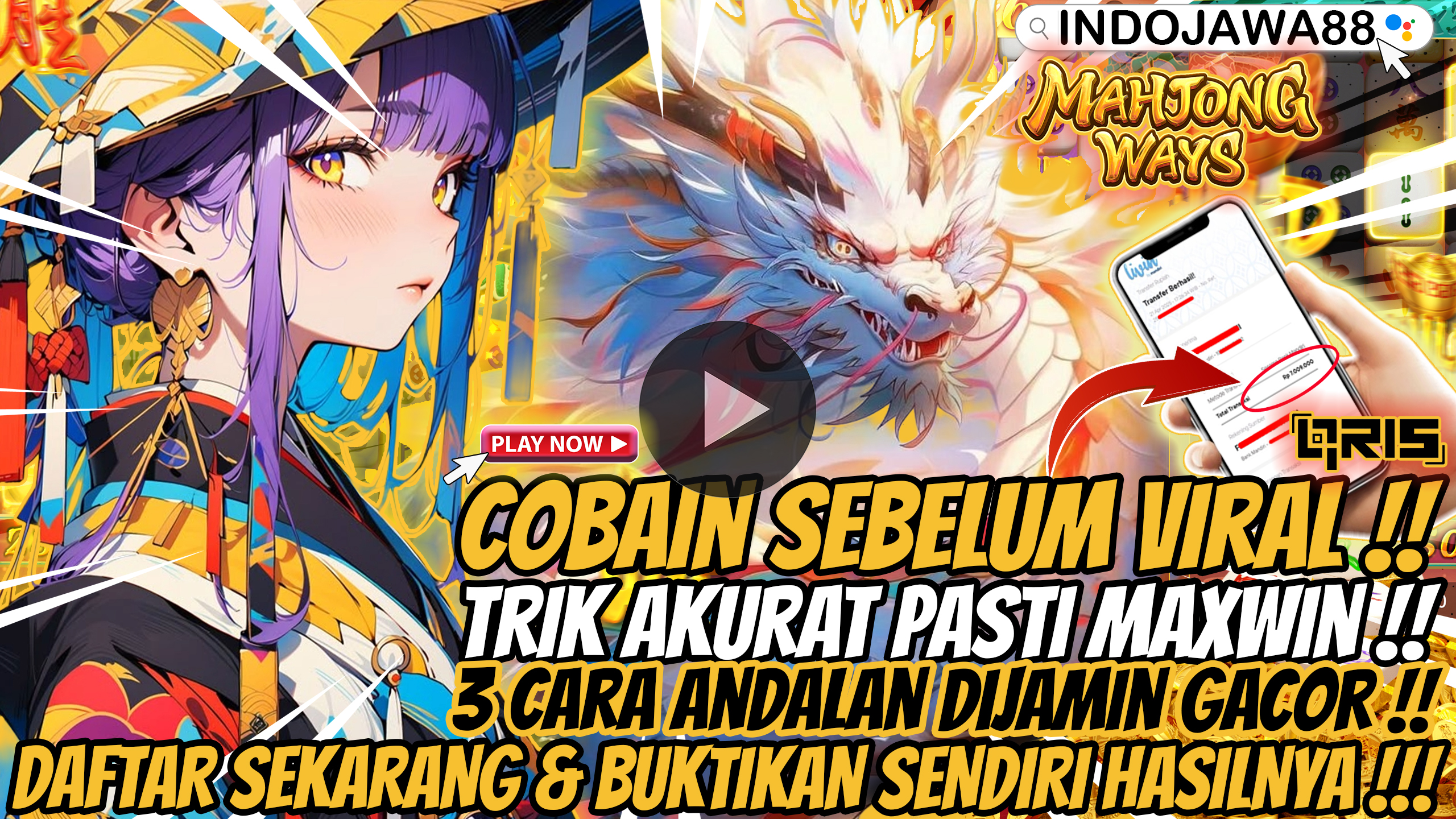 Pemain INDOJAWA88 Ini Ciptakan Kombinasi Pola Main & Analisis RTP Harian Mahjong Ways 2 Hanya dengan Melakukan Hal Sederhana Ini!